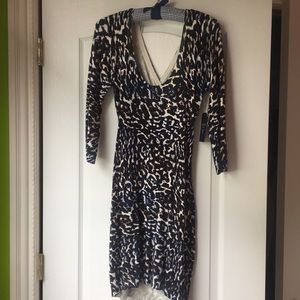 Sleeved sweater dress